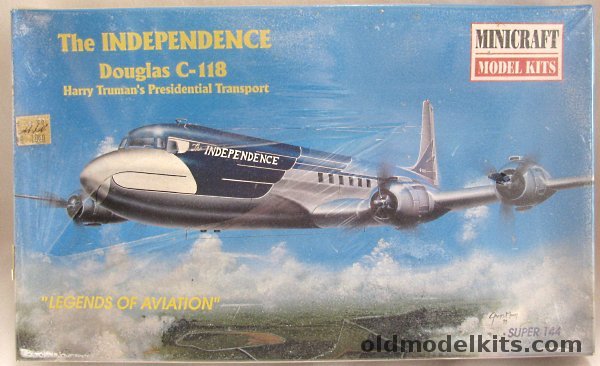 Minicraft 1/144 Douglas C-118 'The Independence' - President Harry Truman's Transport, 14447 plastic model kit